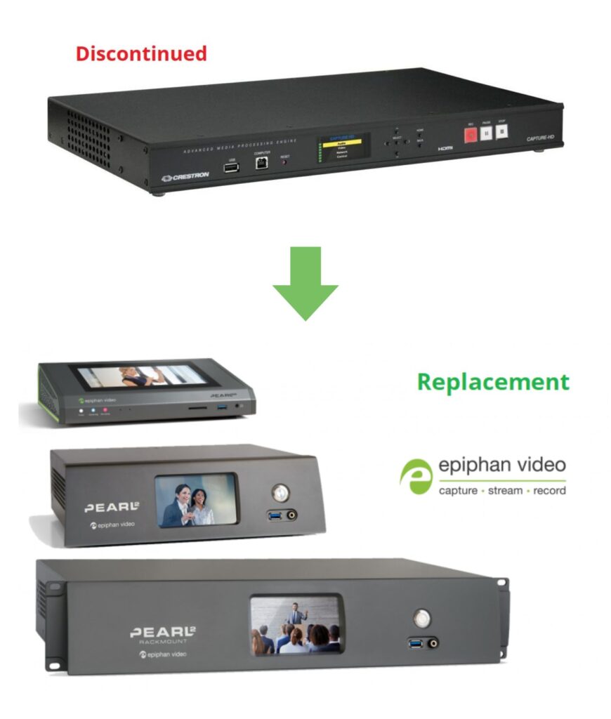 Epiphan now recommended and the choice of Crestron